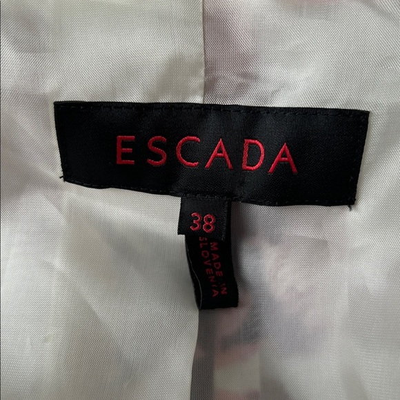 Escada Floral Jacket Blazer Pink Purple Excellent Size 38 / 8 - Picture 4 of 7